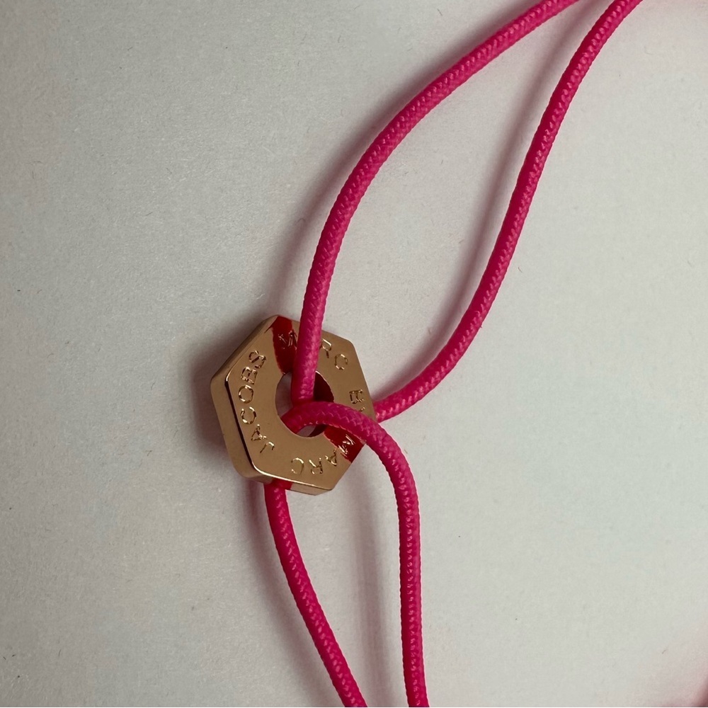 Marc by Marc Jacobs Pink Bolt Stretch Friendship Bracelet NWT - Picture 7 of 11